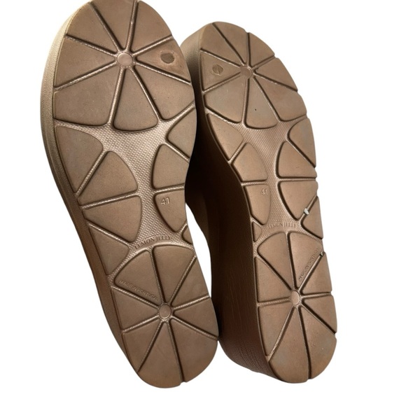 Lemon Jelly Sunny Vegan Bronze Platform Slides Size EU 41 Slip On Shoes - Picture 6 of 8